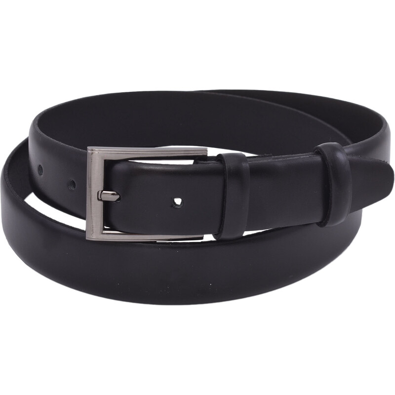 Mercucio Pánsky kožený opasok 728-30-01 čierny 64541086