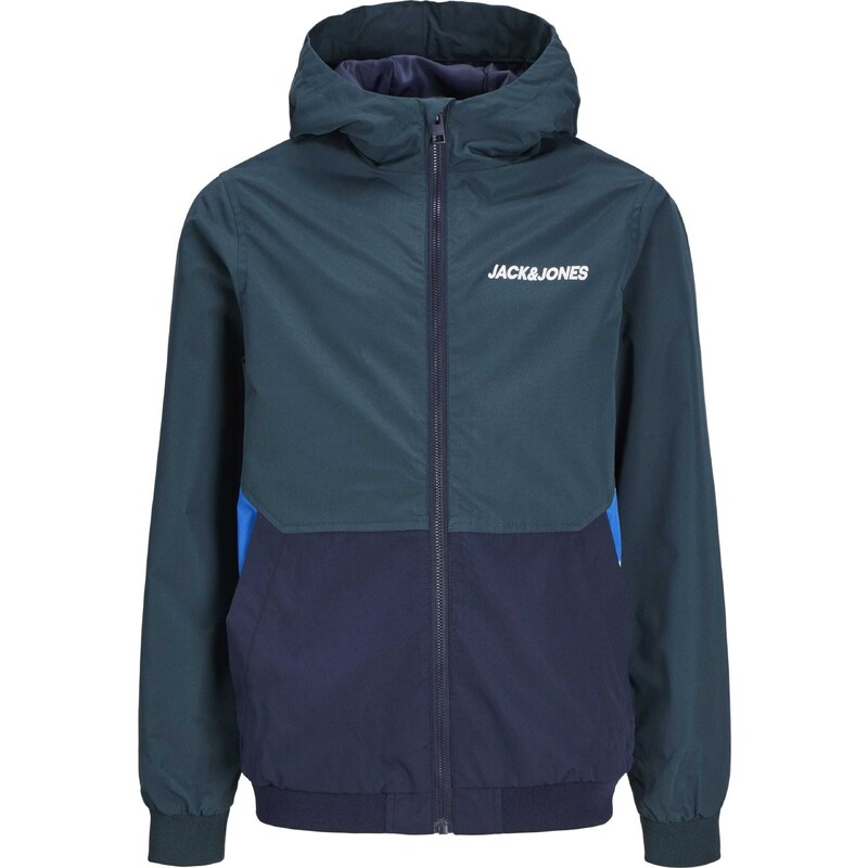 Jack & Jones Junior Prechodná bunda JJERush azúrová / tmavomodrá / 29249095