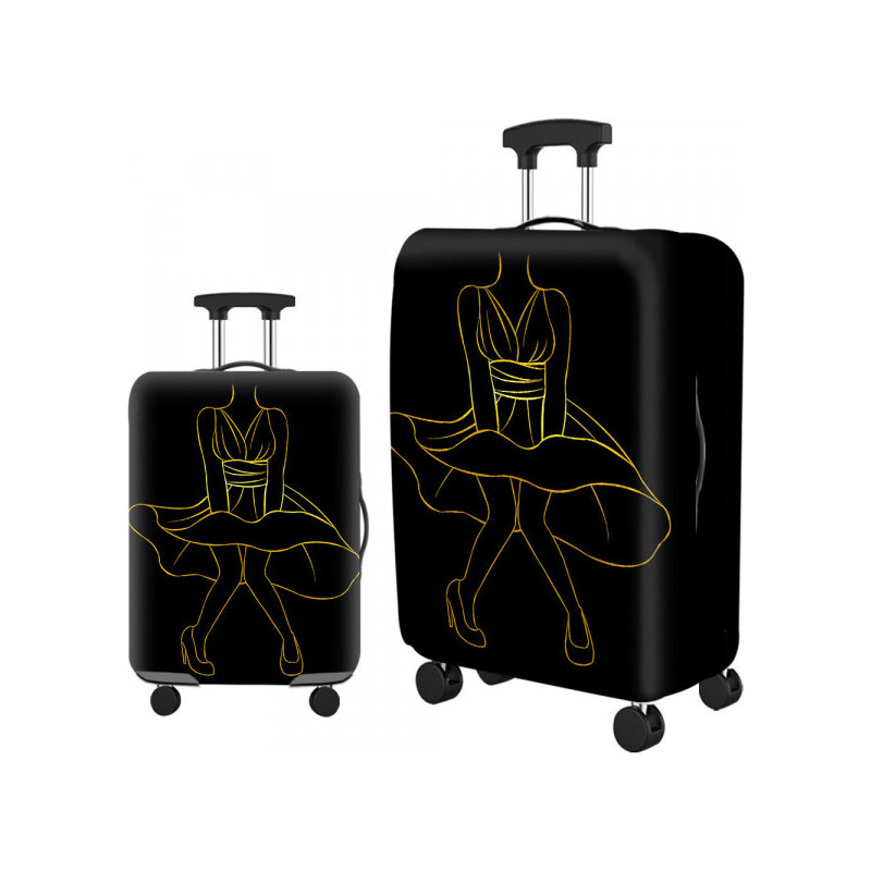 ORMI Obal na kufor Travel Marilyn veľkosť L, čierny 66426656