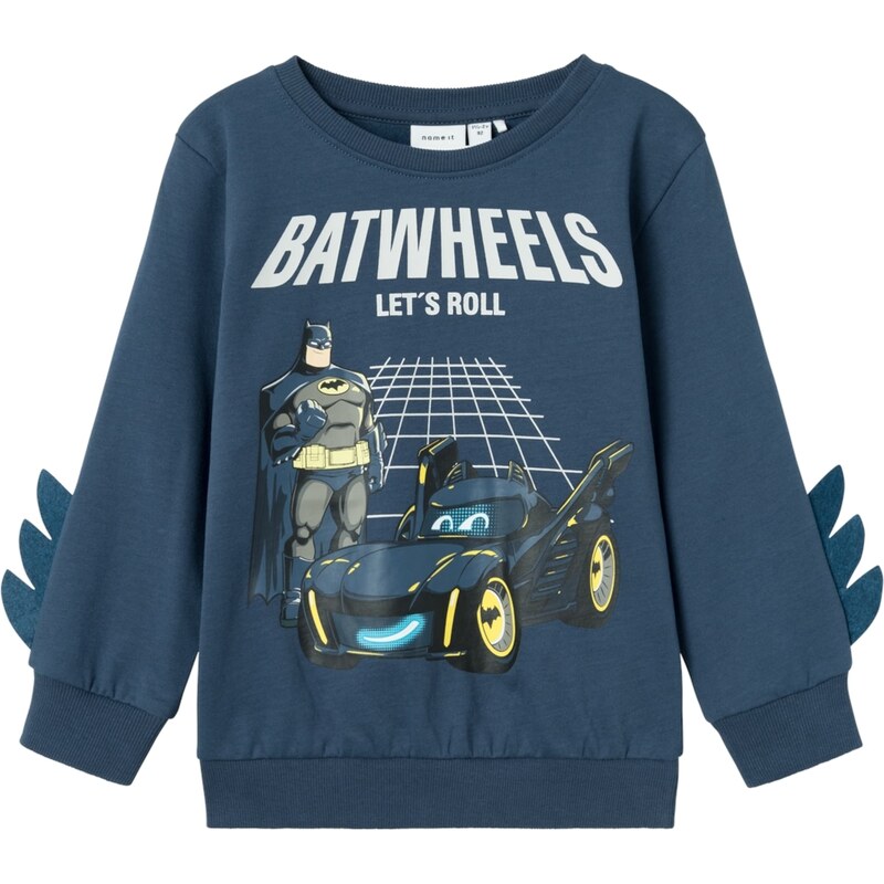 NAME IT Mikina Juice Batwheels tmavomodrá / žltá / čierna / biela 56954794