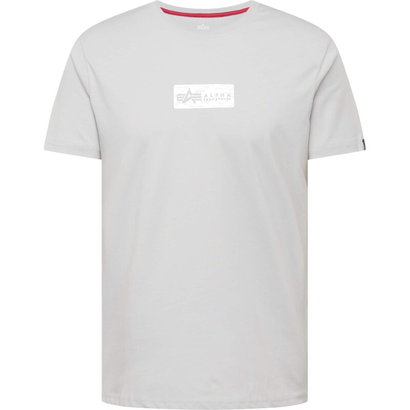 ALPHA INDUSTRIES Tričko sivá / strieborná 66001424