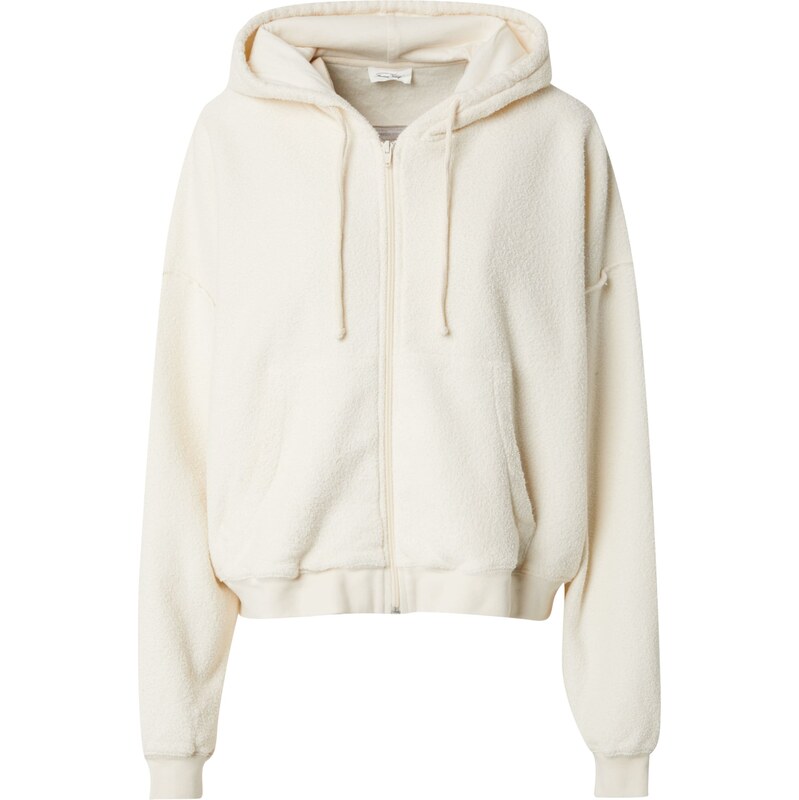 AMERICAN VINTAGE Tepláková bunda BOBYPARK krémová 55133425