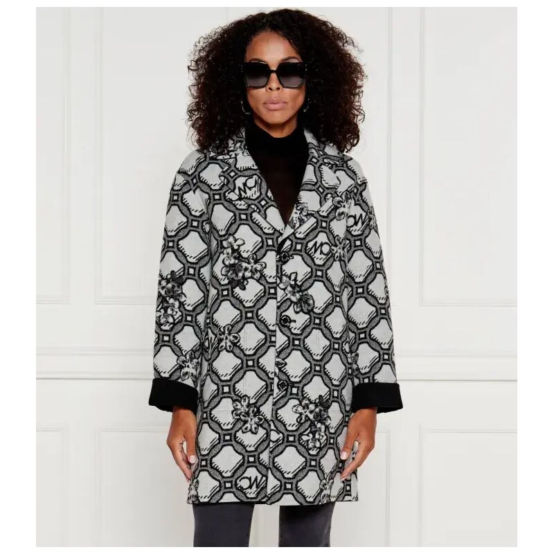 Marc Cain Vlnený obojstranný kabát coat 61313483