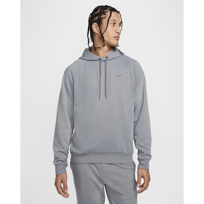 Nike Primary Fleece Mens Dri-FIT UV Pullover Performance Hoodie GREY 55129220