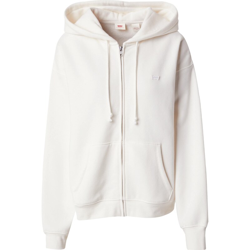 LEVIS Tepláková bunda Everyday Zip Hoodie biela 55132759