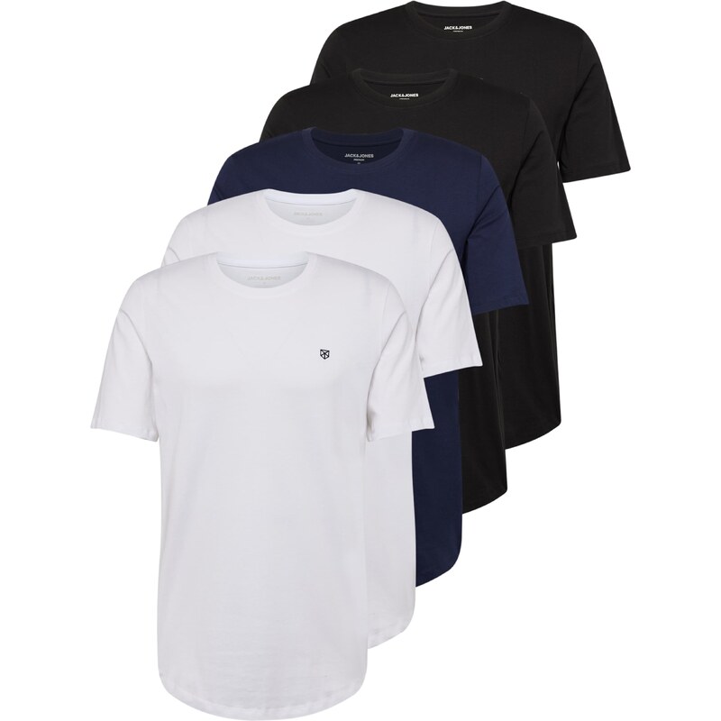 Jack & Jones Premium Tričko JPRBLABrody tmavomodrá / čierna / biela 55180865