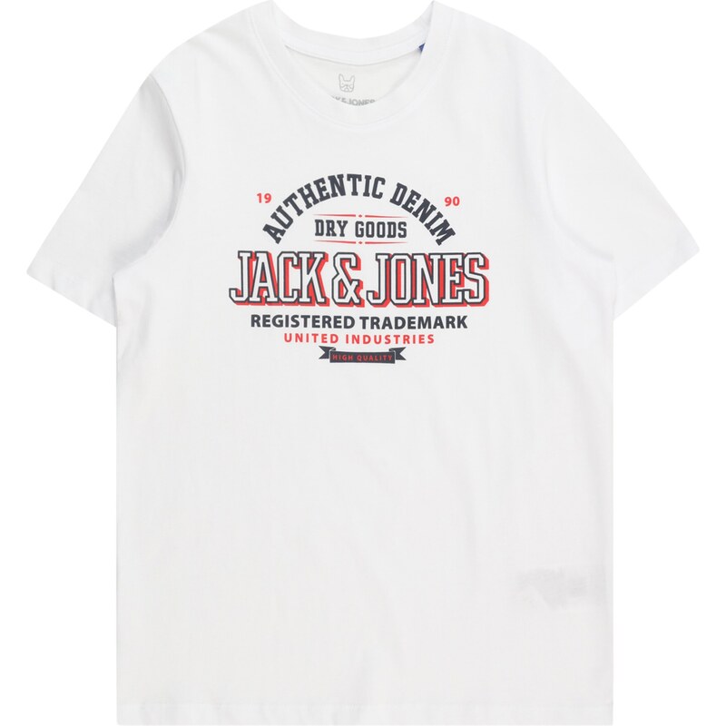 Jack & Jones Junior Tričko červená / čierna / biela 55181387
