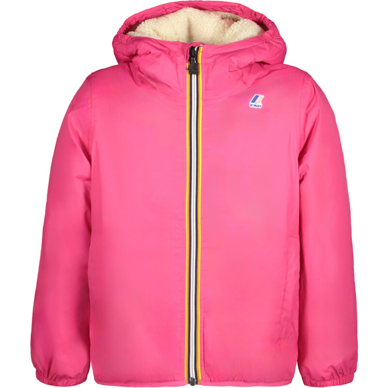 K-WAY ružová bunda pre dievčatá 64709973
