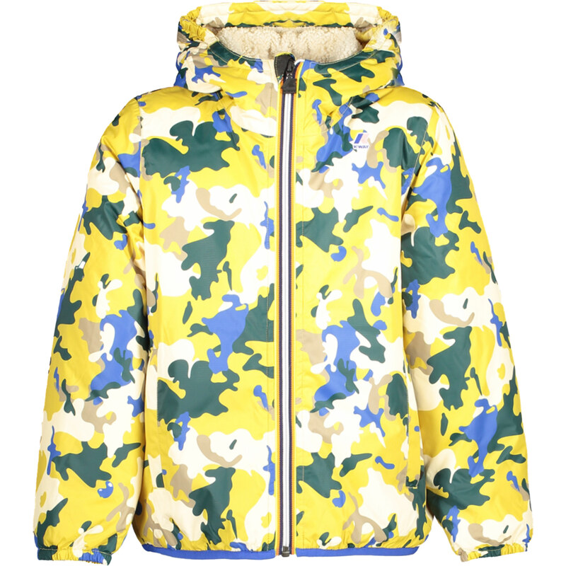 Detská žltá zimná bunda K-WAY 64711983