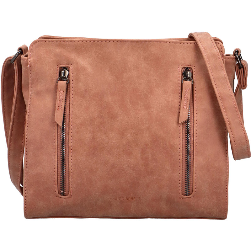Dámska kabelka cez plece ružová - Enrico Benetti Taliana ružová 55252448