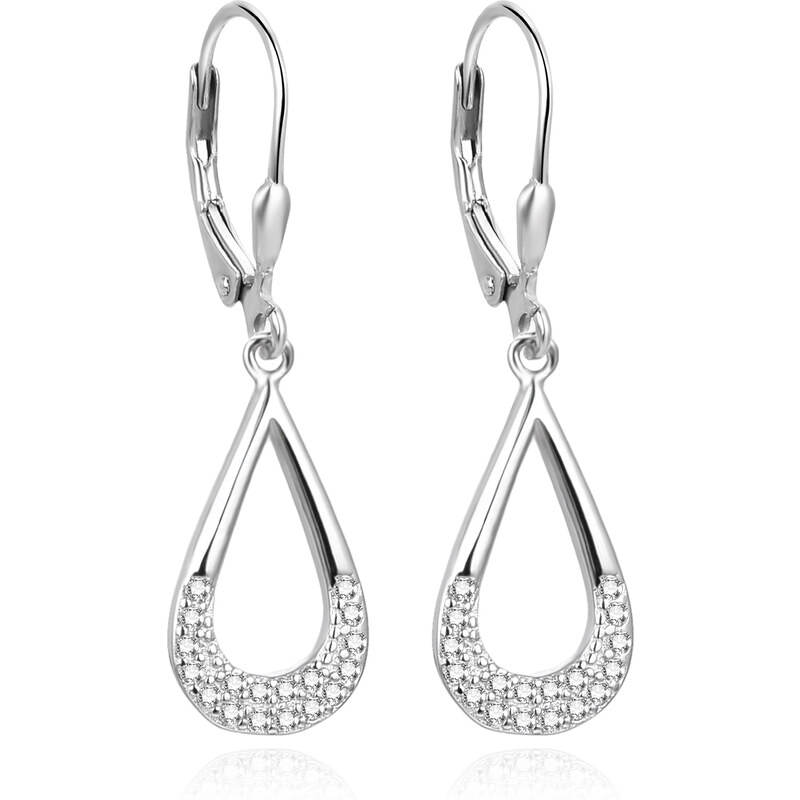 Agato Očarujúce strieborné náušnice so zirkónmi AGUC3523 66591549