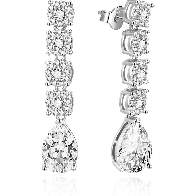 Agato Trblietavé visiace náušnice so zirkónmi AGUP3501 66585276