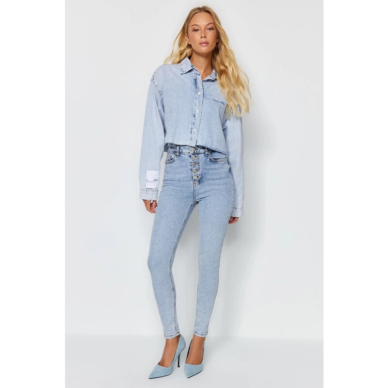 Dámske džínsy Trendyol Denim 41593532