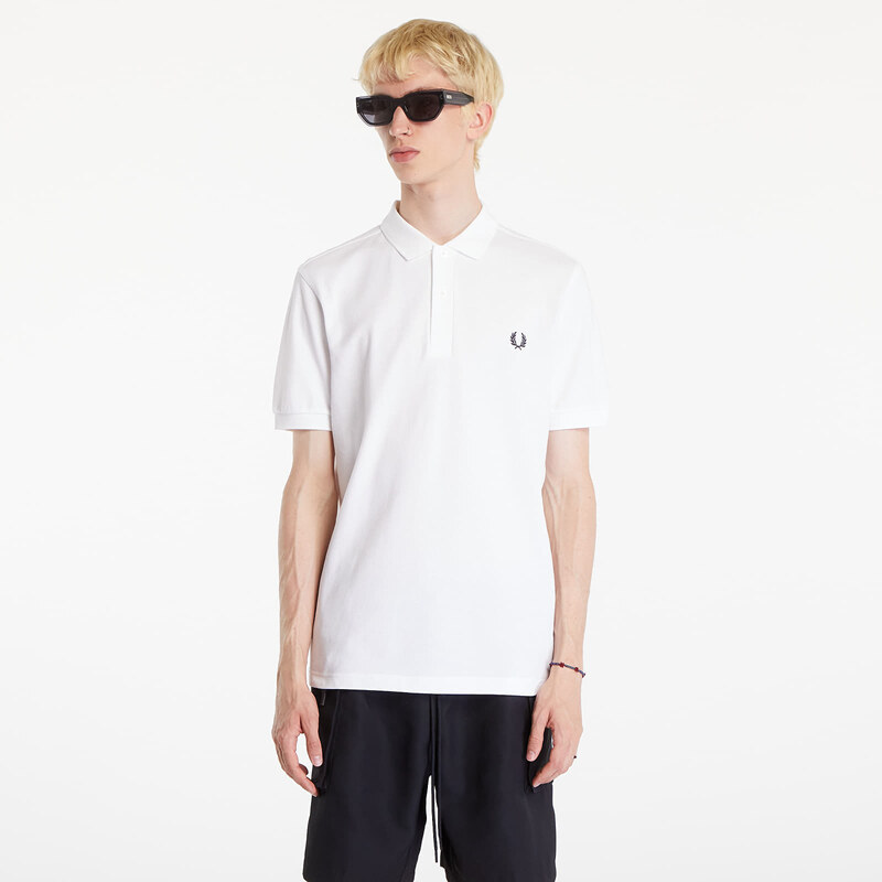 Tričko FRED PERRY Plain Polo Short Sleeve Tee White M 55293362