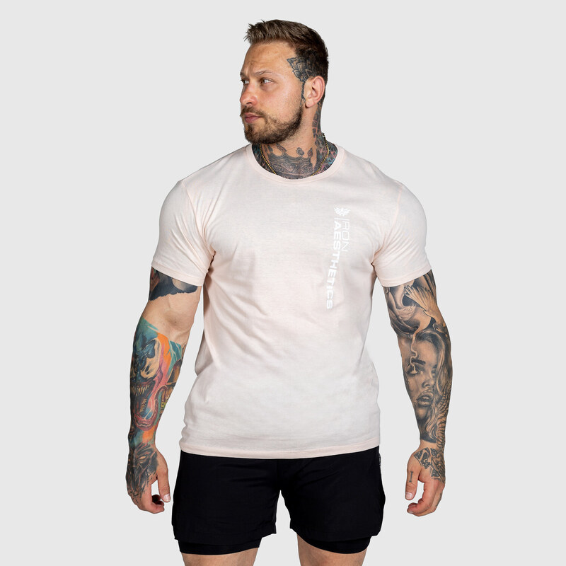 Pánske tričko Iron Aesthetics Comfort, ružové 55306689