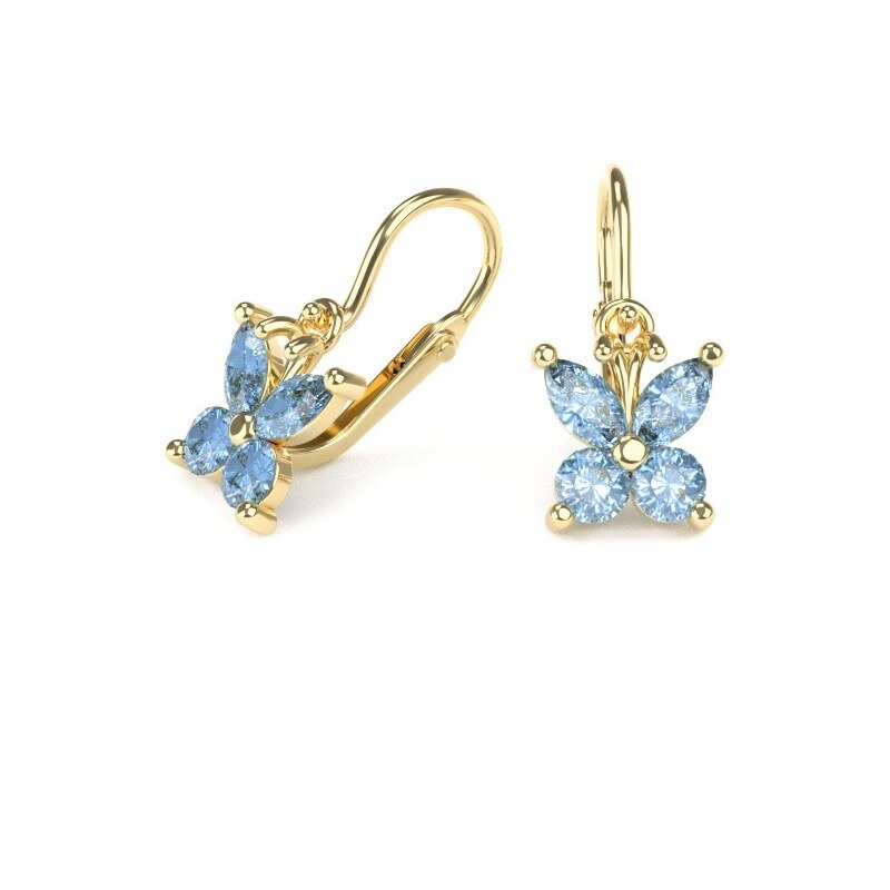 Žatecký Zlaté detské náušnice 2351/Z/B 4839335