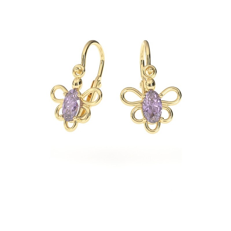 Žatecký Detské náušnice zo žltého zlata 2363/ZF 28518555