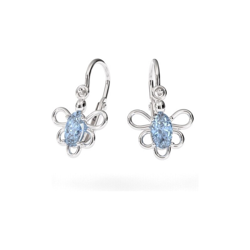 Žatecký Detské náušnice z bieleho zlata 2363/BB 28518556