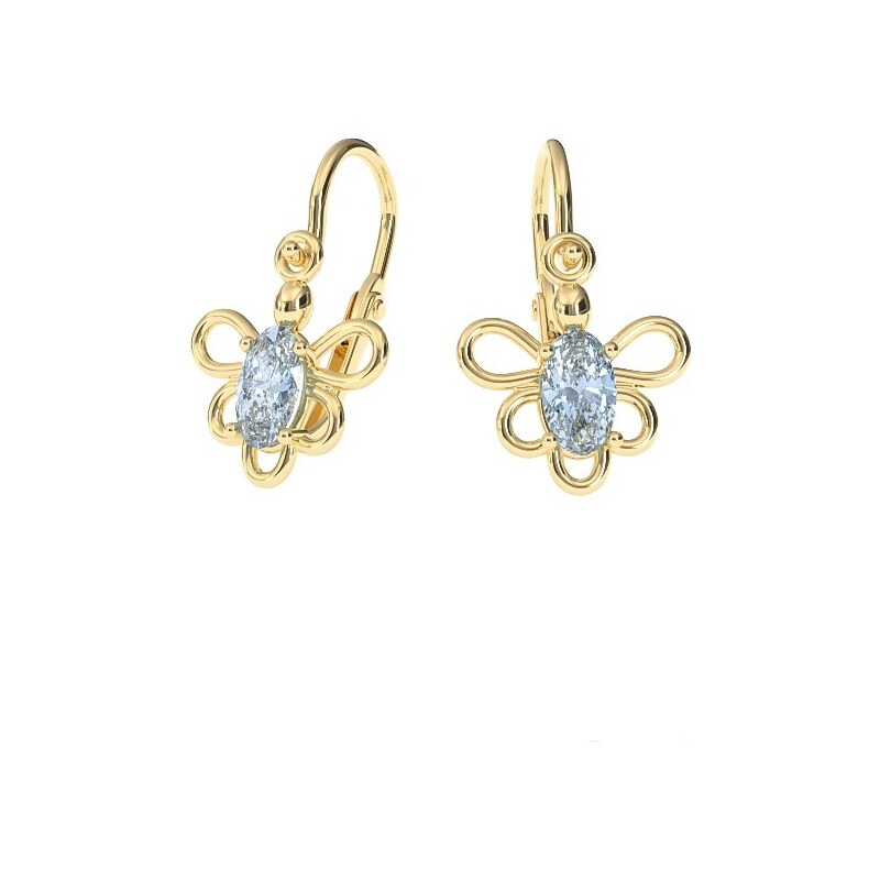 Žatecký Detské náušnice zo žltého zlata 2363/ZM 29909386