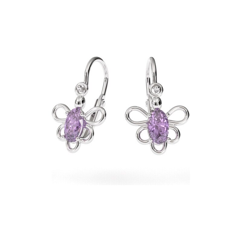 Žatecký Detské náušnice z bieleho zlata 2363/BF 29909387