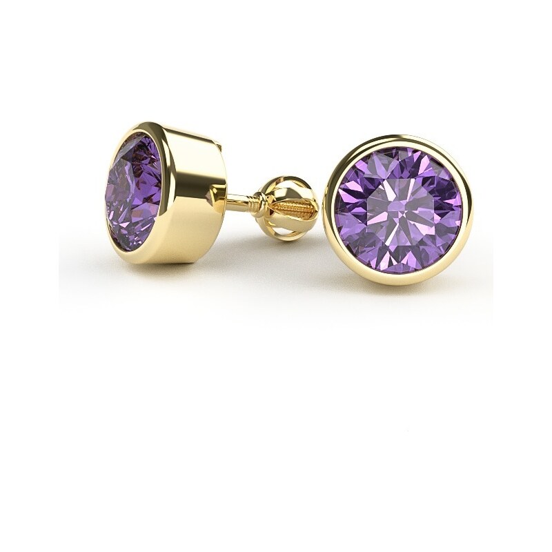 Žatecký Náušnice zo žltého zlata 2364/7ZF 29879456