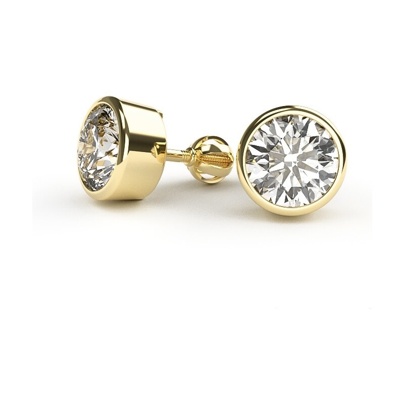 Žatecký Náušnice zo žltého zlata 2364/7ZX 29880178