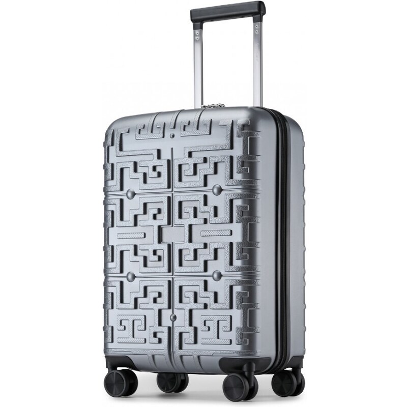 SUPERCASE Cestovný kufor - prémium s bludiskovým vzorom, malý, 57667394