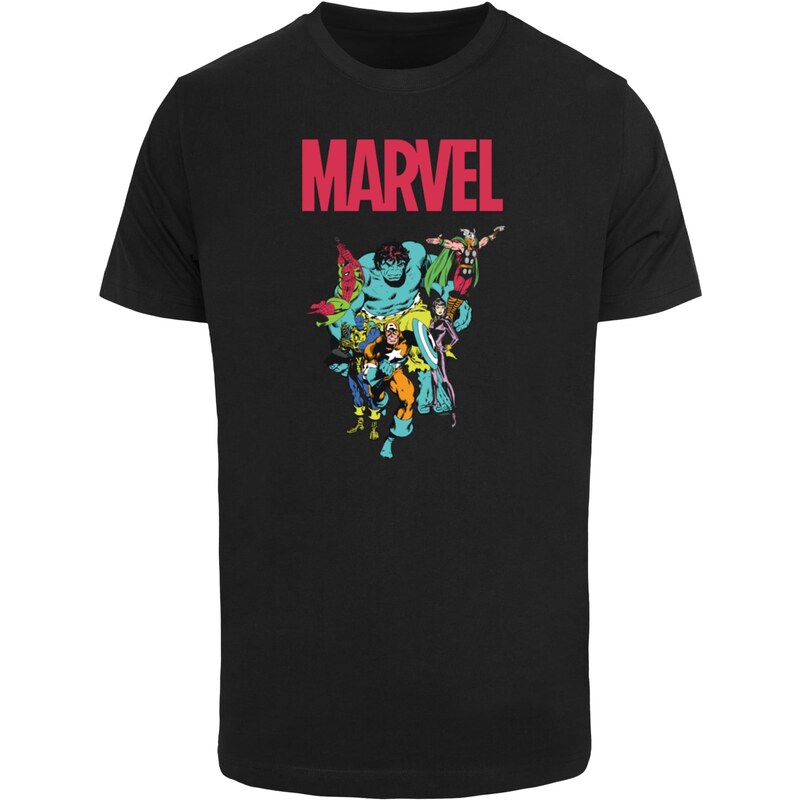 Merchcode Mens T-shirt Marvel Universe Avengers Pop Group black 55326915