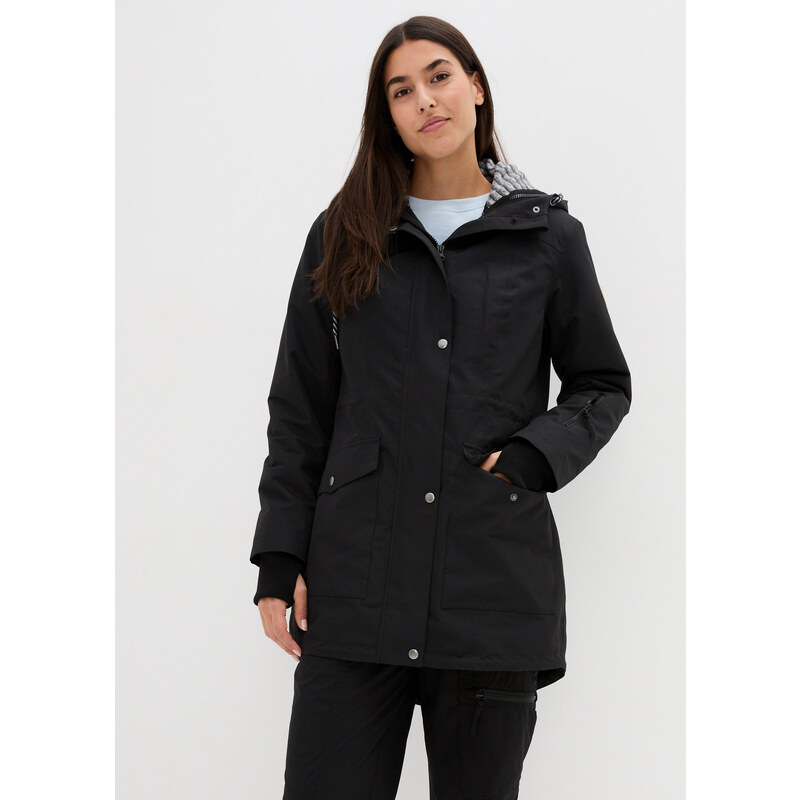 bonprix 3 v 1 bunda dlhá bunda z recyklovaného polyesteru, farba 44791086