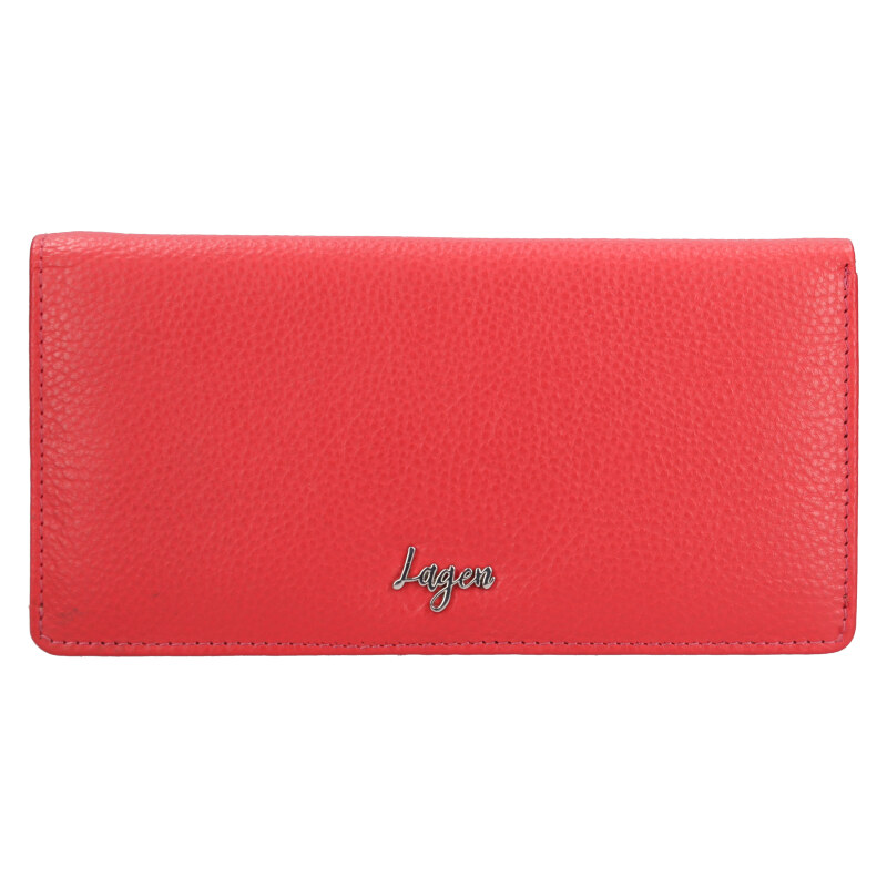 Lagen Dámska kožená peňaženka 50310 MAGENTA 66580319