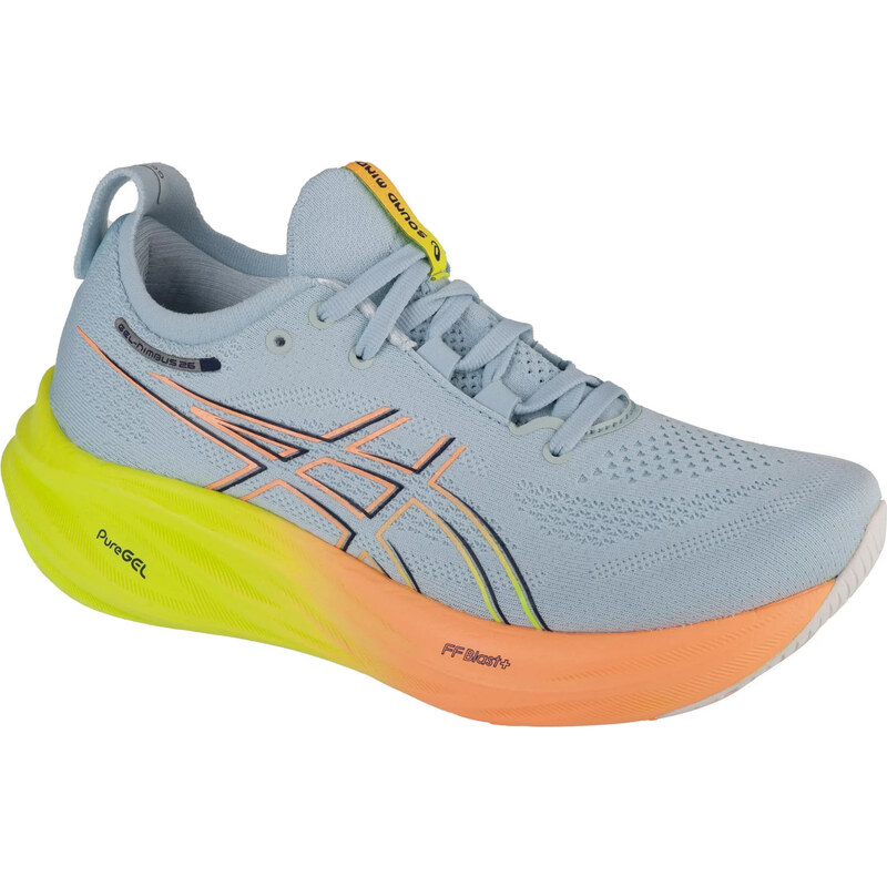 Sivé dámske bežecké topánky ASICS Gel-Nimbus 26 Paris 1012B743-750 55329594