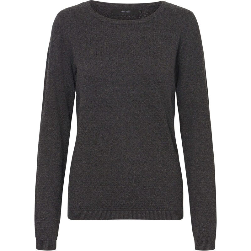 VERO MODA Sveter Care tmavosivá 34883689