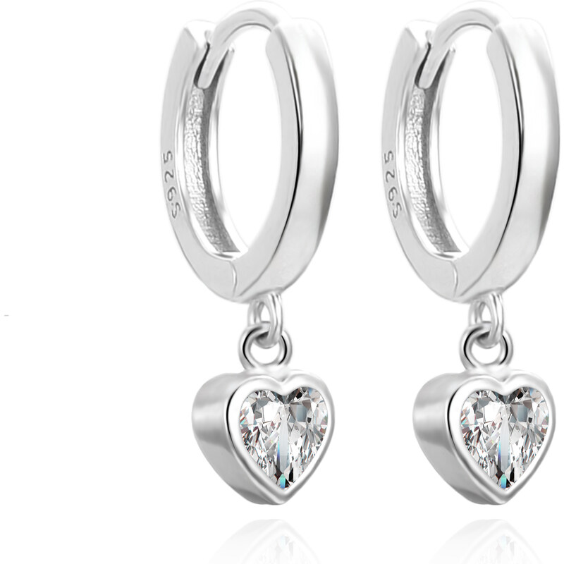 Agato Romantické strieborné náušnice s príveskami AGUC3490 66594568