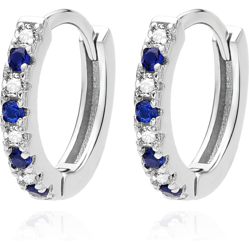 Agato Kruhové náušnice so zirkónmi AGUC3538-DB 66585990