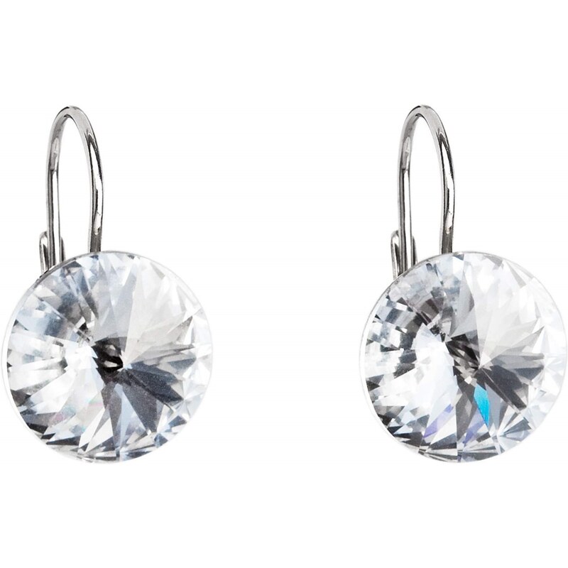 Evolution Group Strieborné náušnice s kryštálmi Swarovski 31106.1 66585067