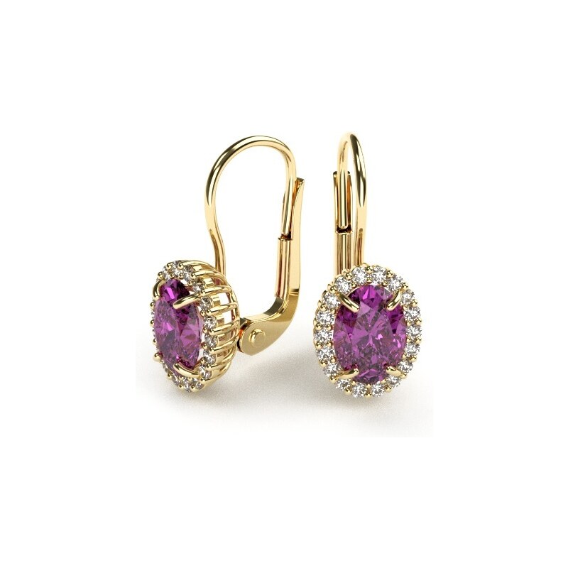 Žatecký Náušnice zo žltého zlata 23164/ZFX 29887207