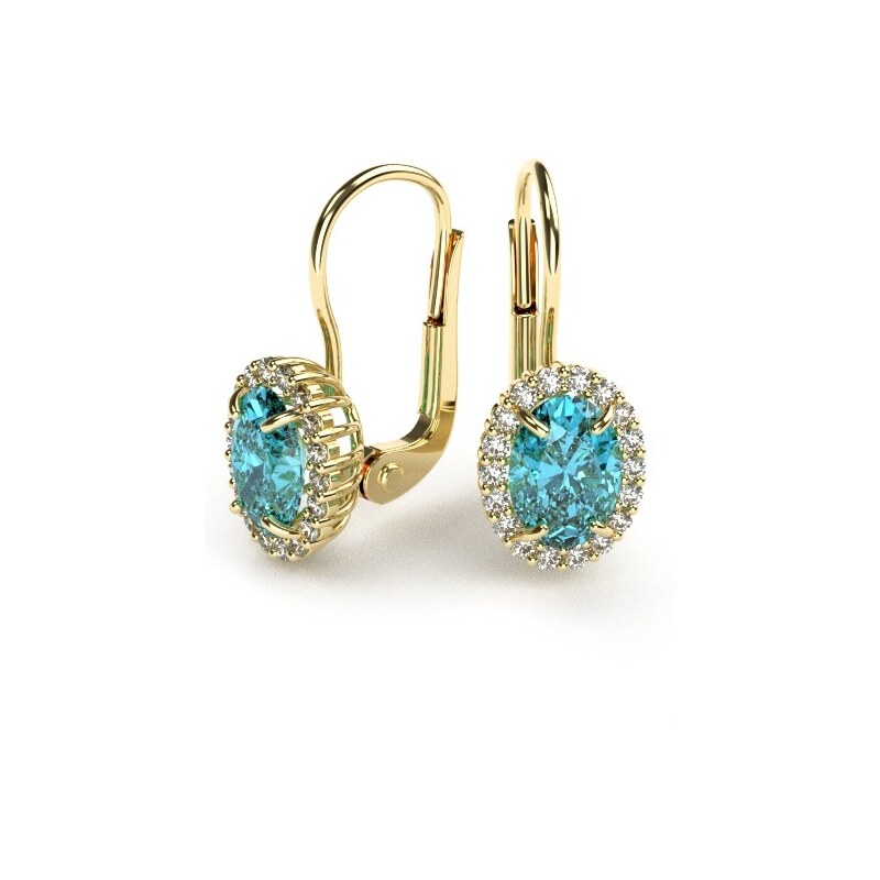 Žatecký Náušnice zo žltého zlata 23164/ZTX 29887314