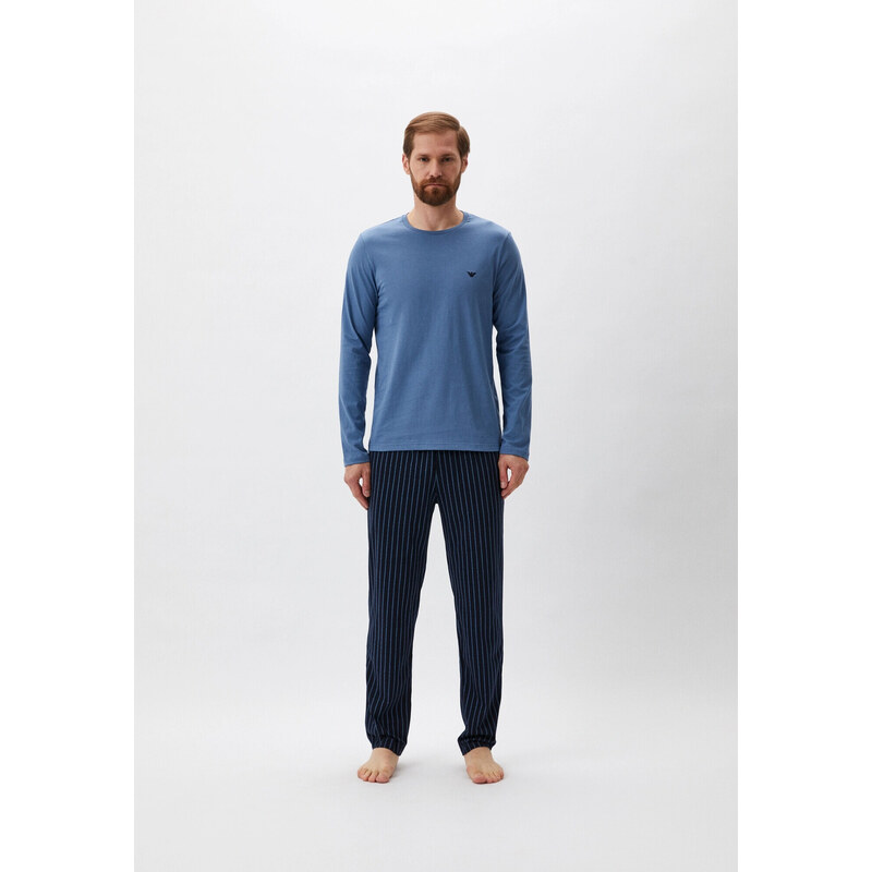 Pánske pyžamo 111791 4R567 61436 tmavomodré - Emporio Armani 55359003