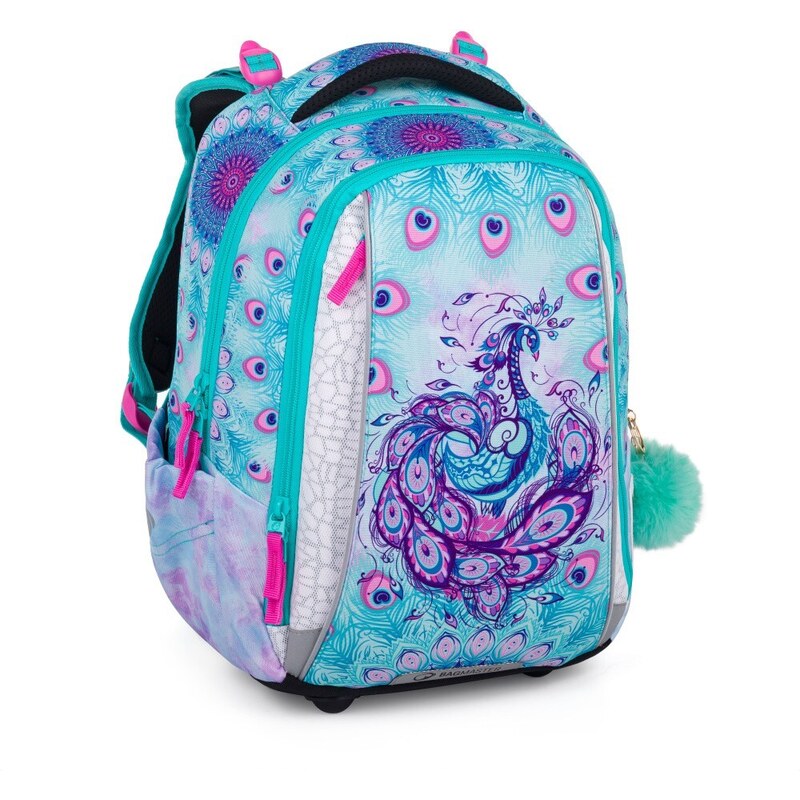 Bagmaster VEGA 24 B školský batoh – páv 62194866
