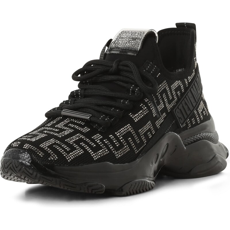 STEVE MADDEN Nízke tenisky Maxout čierna / strieborná 67297782