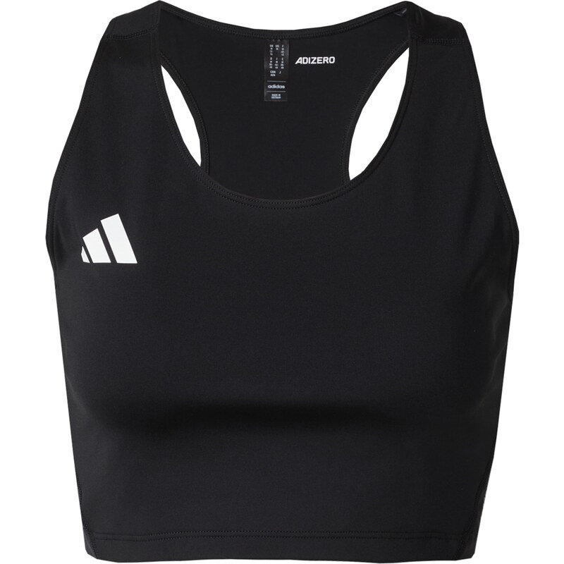 ADIDAS PERFORMANCE Športový top ADIZERO E čierna / biela 55857318