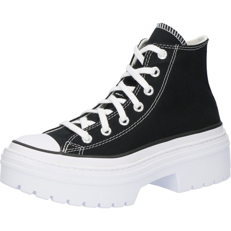CONVERSE Členkové tenisky Chuck Taylor All Star Lugged čierna / biela 55387534
