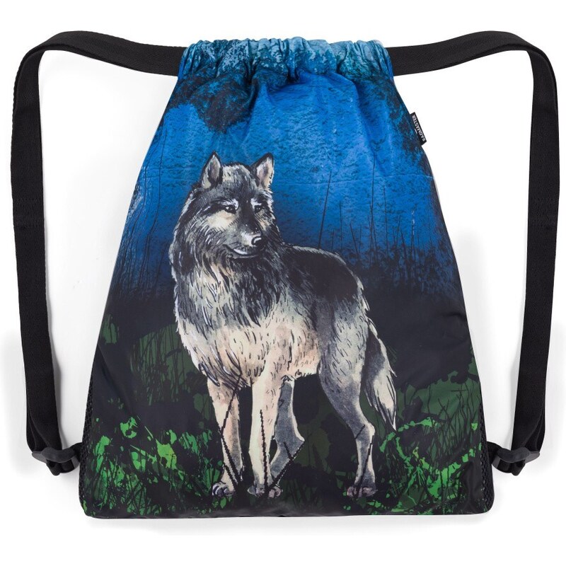 Bagmaster SÁČOK LUMI 24 F školské vrecko na prezuvky / telocvik – vlk 55416106