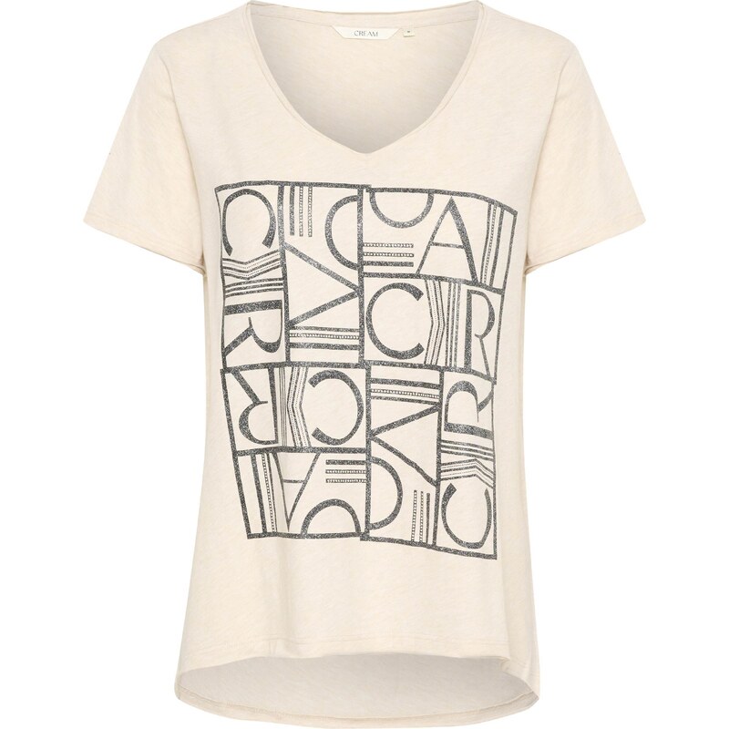 Cream Tričko Imi krémová / sivá 55387051