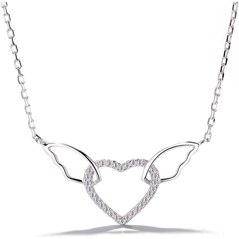 MAJYA Strieborný prívesok s retiazkou ELLIE 11041 64581946