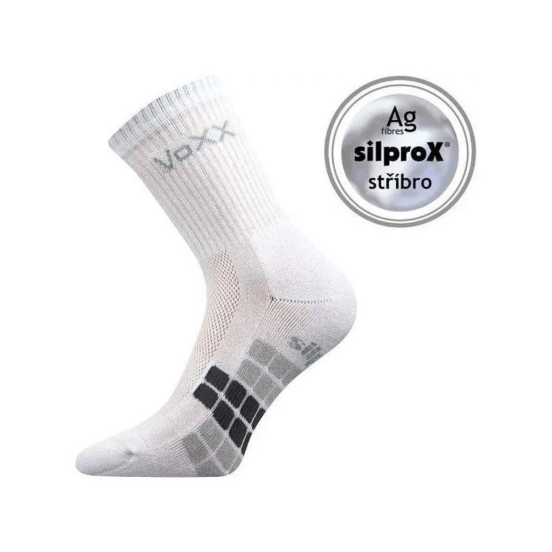 RAPTOR športové antibakteriálne ponožky so striebrom Voxx biela 35-38 55397624