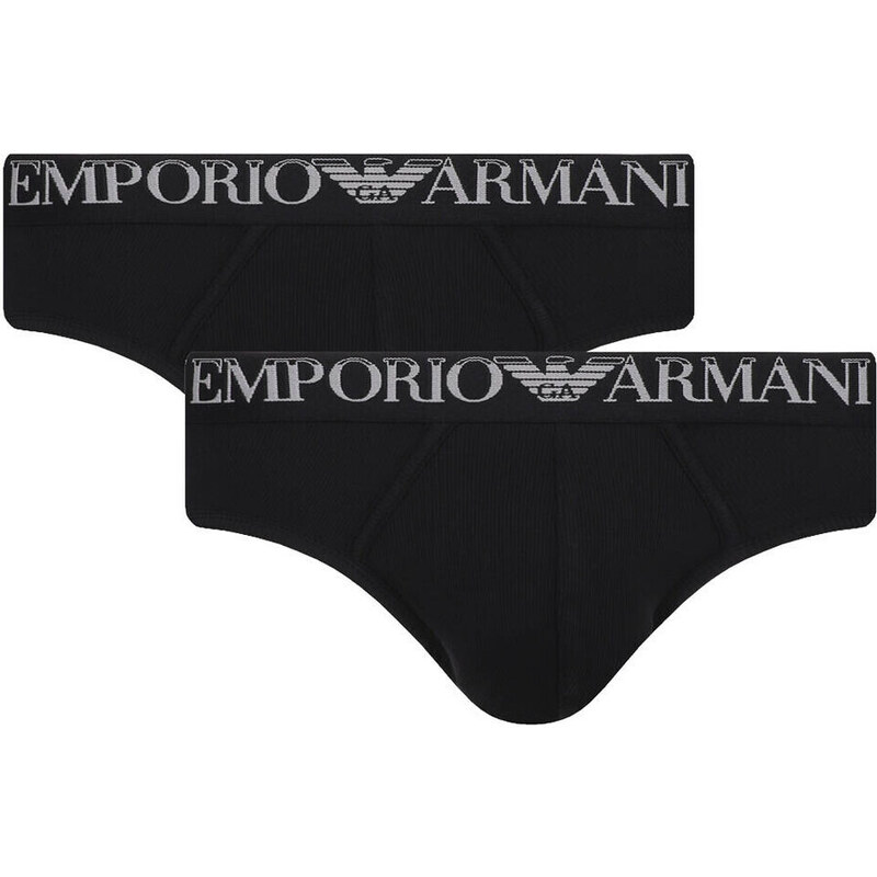 Pánske nohavičky 2Pack 112079 4R502 07320 Black - Emporio Armani 55399478