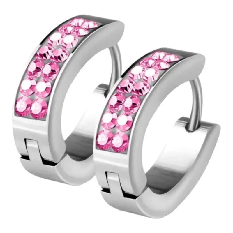 Glory Dámske náušnice z chirurgickej ocele Emma strieborné SE7067-P 55402576