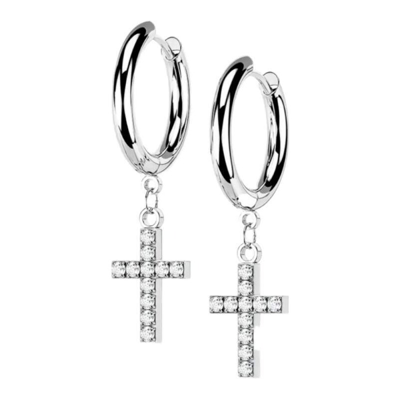 Glory Dámske náušnice z chirurgickej ocele Lucy strieborné SE4108-STC 55402574