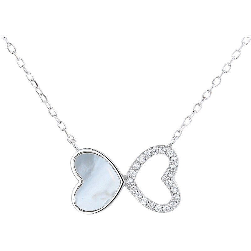 MAJYA Strieborný prívesok s retiazkou YOU & ME 11044 64581947